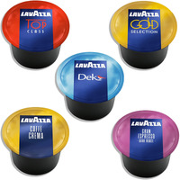 Lavazza Blue Capsules Coffee Pods, Best Value Pack, 100 Ct, All Flavors - Top Class, Caffe Crema, Decaf, Gran Espresso, Gold - 20Each