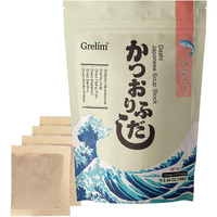 Grelim Dashi Stock Japan Dashi Soup 18 Packets, Natural Domestic Ingredients, Additive Free, Msg Free, Made In Japan Extremely Tasty 8G X 18 Pacs 5.04 Oz