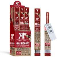 Righteous Felon Meat Sticks | 100% Beef Sticks | Gluten Free & Keto Meat Sticks | Low Sugar & High Protein Meat Sticks | Healthy Snack For Adults | Jerky Gifts For Men | Og Hickory, 24 Pack