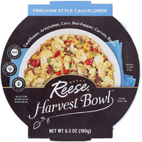 Reese Peruvian Veggie Harvest Bowl | Cauliflower, Artichokes, Corn, Carrots | High Fiber & Low Calorie (Pack Of 8)