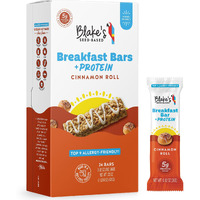 Blake's Seed Based Breakfast Bars With Protein - Cinnamon Roll (24 Count), 5G Clean Plant-Based Protein, Gluten Free, Nut Free, Dairy Free & Vegan, Healthy Snacks For Kids Or Adults, School Safe