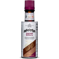 Angostura Cocoa Bitters, Cocktail Bitters For Professional And Home Mixologists, Kosher Certified, Sodium Free, 4 Fl Oz