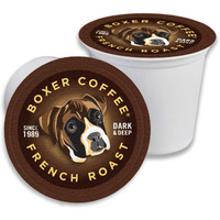 Boxer Coffee 52 Count French Roast Single-Serve Cups Pods Specialty Grade Gourmet Artisan Coffee, Keurig K-Cup 2.0 Compatible