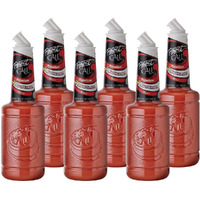 Finest Call Premium Michelada Drink Mix, 1 Liter Bottle (33.8 Fl Oz), Pack Of 6