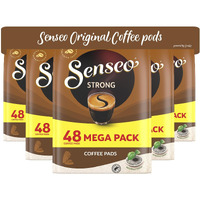 Senseo Strong Coffee Pods Bag - Strong Roast - 5 Bags Of 48 Single Serve Coffee Pods - 240 Count, 8 Grams - Bulk Packaged For Decreased Waste Rich, Smooth Flavor