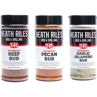 Heath Riles Bbq Steak Cooking Bundle (3 Rubs), Competition Winning Products From Pitmaster Heath Riles