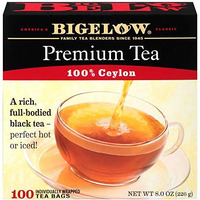 Bigelow 100 Count Premium Blend Black Tea (Case Of 10), Contains 1,000 Total Individually Wrapped Tea Bags, Full Caffeine
