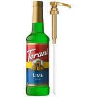 Torani Lime Syrup For Drinks, Flavoring For Iced Tea, Limeade, And Sodas, Pump Included, 25.4 Oz