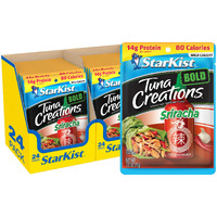 Starkist Tuna Creations Bold, Sriracha, 2.6 Oz, Pack Of 24