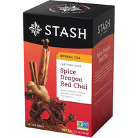 Stash Tea Spice Dragon Red Chai Herbal Tea, Caffeine Free, 18 Bags (Pack Of 6)