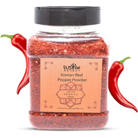 Fusion Select Korean Premium Non-Gmo Gluten Free Red Chili Pepper Flakes Powder, Crushed Red Pepper Premium Gochugaru For Kimchi Seasoning, Chicken, Pork, Fish, Vegetables Hot Pepper Flakes (12 Oz)