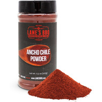 Lane's Ancho Chile Powder Spice, All-Natural Ancho Chili Powder Seasoning With Sweet & Smoky Ancho Chiles Flavor, No Preservatives Made In Usa, 7.3 Oz