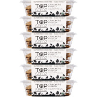 Top Seedz Certified Organic Gluten Free 6 Seed Crackers | 6-Pack | 5 Ounces | Healthy Vegan Crackers With Plant Based Protein | Made Of Sunflower, Flax, Sesame And Pumpkin Seed