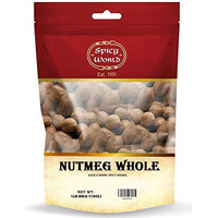 Spicy World Whole Nutmeg 1 Pound (16Oz) - 80+ Pieces! (Pack Of 12)
