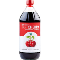 Tahiti Trader Tart Cherry Organic Juice Concentrate - Ready To Drink Organic Superfood Juice Promoting Immune Support & Overall Health - Pure, Unsweetened Fruit Juice - (32 Oz, 1 Pack)