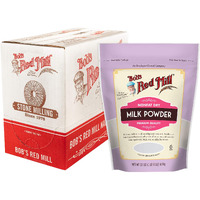 Bob's Red Mill Nonfat Dry Milk Powder - 22 Oz (Pack Of 4), Makes 26 Cups Per Bag, Made In Usa, Unflavored