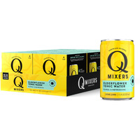 Q Mixers Elderflower Tonic Water, Premium Cocktail Mixer Made With Real Ingredients, 7.5 Fl Oz (Pack Of 24)