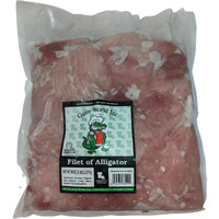 Alligator Filets - Farm Raised - Great For Grilling And Frying - Just Add Your Favorite Batter And Seasoning - Exotic And Flavorful Meat - Perfect For Cookouts, Parties, Holiday Feasts, Or Work Events That Need An Extraordinary Touch - Elevate Your Gatherings With The Jaw-Dropping Pressence Of Alligator Filets (5 Pound (Pack Of 1))