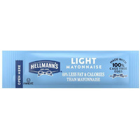 Hellmann's Light Mayonnaise Stick Packets Easy Open, Condiment For Sandwiches, Salads, Mayo Made With 100% Cage Free Eggs, Gluten Free, 0.38 Oz, Pack Of 210