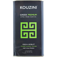 Kouzini Greek Premium Extra Virgin Olive Oil, 3 Liter Tin, Cold Pressed, Single Origin, Rich Flavor & Aroma