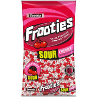 Sour Cherry Frooties - Tootsie Roll Chewy Candy - 360 Piece Count, 38.8 Oz Bag