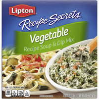 Soup Secrets Lipton Recipe Soup And Dip Mix, Vegetable 1.8 Oz, Pack Of 12