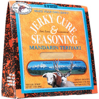 Hi Mountain Jerky Seasoning And Cure Kit | Mandarin Teriyaki Blend | Create Savory Homemade Beef Jerky | Great For Beef, Deer, Elk, & Venison | Mix Will Season Up To 15Lbs. Of Meat (1 Box)