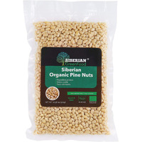 Organic Siberian Pine Nuts, Premium Quality, Vacuum Packed, European Organic Certificate.. (Pine Nuts, 10.58)
