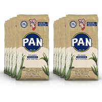 P.A.N. Whole Grain White Corn Meal - Pre-Cooked Gluten Free And Kosher Flour For Arepas (2.2 Lb/Pack Of 10)