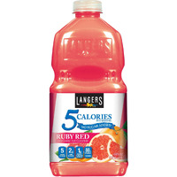 Langers 5 Juice Cocktail, Ruby Red Grapefruit, 64 Ounce (Pack Of 8)