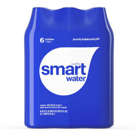 Smartwater Packaged Drinking Water, 33.8 Fl Oz (Pack Of 6)