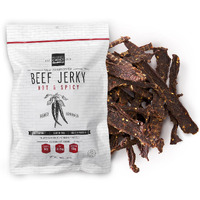 People's Choice Beef Jerky - Old Fashioned - Hot & Spicy - Healthy, Sugar Free, Zero Carb, Gluten Free, Keto Friendly, High Protein Meat Snack - Dry Texture - 1 Pound, 16 Oz - 1 Bag