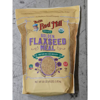 64Oz Organic Whole Ground Golden Flaxseed Meal Bob's Red Mill (4 Pounds Total)
