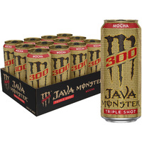 Monster Energy Java 300 Triple Shot Robust Coffee + Cream,15 Fl Oz (Pack Of 12)