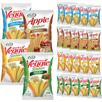 Sensible Portions Veggie Straws Multi-Pack, Gluten-Free Chips, Individual Snacks, 1 Ounce Bag, 24-Pack