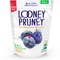 Looney Pruney Organic Pitted Dried Prunes For The Entire Family | Always California-Grown | Kosher | No Added Sugar & No Preservatives (32 Oz)