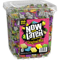 Now & Later Original Mix, Individually Wrapped Mixed Fruit Chew Candy (150 Pieces)