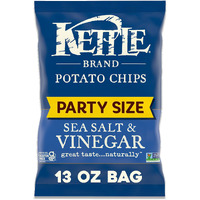 Kettle Brand Potato Chips Sea Salt & Vinegar Kettle Chips, 13 Oz
