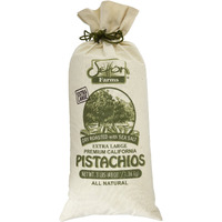 Setton Farms Pistachios, Dry Roasted And Salted Pistachios, Extra Large Premium California Pistachios, In Shell Pistachios, 3Lb Burlap Gift Bag, 48 Oz, Certified Non-Gmo, Gluten Free, Vegan And Kosher
