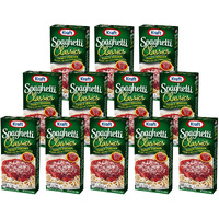 Kraft Spaghetti Classics Tangy Italian Spaghetti (Spices, & Parmesan Cheese Meal Mix, 12 Ct Pack, 8 Oz Boxes)
