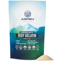 Aspen Naturals Grass Fed Beef Gelatin Powder. Pasture Raised, Grass-Fed Gelatin, Non-Gmo, Paleo Friendly (24 Oz). Unflavored Gelatin Powder. Easy To Mix Protein Supplement.