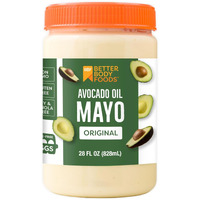 Betterbody Foods Avocado Oil Mayonnaise, Non-Gmo Mayo Spread Made With Cage-Free Eggs, Paleo (28 Ounces)