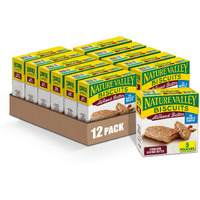 Nature Valley Biscuit Sandwiches, Almond Butter, 5 Ct, 6.75 Oz (Pack Of 12)