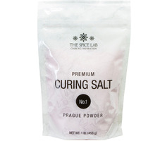 The Spice Lab Curing Salt #1 (1 Lb Bag) Pink Curing Salt (Prague Powder 1) 6.25% Sodium Nitrite Curing Salt For Meat, Game, Bacon Cure, Brining Salt, Jerky Cure, Brisket & Corned Beef - Made In Usa