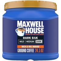Maxwell House Dark Silk Ground Coffee (24.5 Oz Canister)