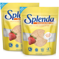 Splenda Low Calorie Sweetener For Baking Resealable Bag, Sugar Blend, 32 Ounce (Pack Of 2)