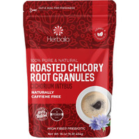 Chicory Root Roasted Granules, 1 Pound, Chicory Coffee (Inulin, Prebiotic Dietary Fiber) Rich Flavor, Caffeine Free, Natural Tea And Coffee Substitute, Keto, Kosher