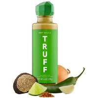 Truff Jalapeo Lime Hot Sauce, Gourmet Hot Sauce With Black Winter Truffles, Green Jalapeo Peppers, Black Truffle Oil, Unique Flavor Experience In A Bottle, 6 Oz.