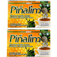 Gn + Vida Pinalim Tea | Pineapple Based Tea Containing Red Tea, Green Tea, White Tea And Senna Leaf | Twin Pack (2 X 30 Tea Bags)
