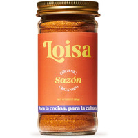 Loisa Saz  N Seasoning, Usda Organic, Non-Gmo, No-Msg, No Preservatives, No Artificial Coloring, No Artificial Flavors, 2.3Oz, Pack Of 1 (Sazon)